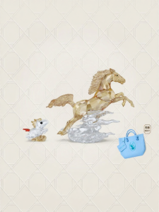 Swarovski | Asian Symbols Decorative Horse Figurine