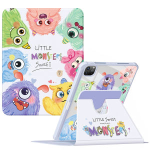 Q-BOSS | Rotatable iPad Case with Pen Slot for iPad 11 Air 4/5 10/9/8 Mini 7/6 Pro 11 10.2 Monster 2025