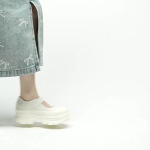 Forever 21 | Easy-On Hook-and-Loop Thick-Soled Elevating Women Sneakers