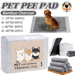 PH Pet Diaper Pee Pads - 20/40/50/100PCS Bamboo Charcoal Carbon Fiber Super Absorbent Disposable