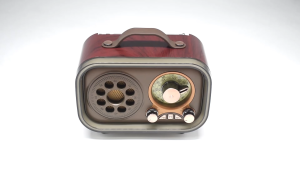 MERODITH 1315 Radio Bluetooth Retro Portabel FM/AM/SW Warna Lampu Suasana Hati TF AUX USB Bluetooth Radio