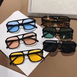 CL LOVERS ka-524 Kacamata Hitam Wanita Kotak Aviator Kacamata Wanita Pria Fashion Kacamata Sunglasses Anti UV Import