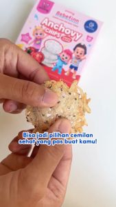 Crystal of the Sea | Pinkfong Bebefinn Anchovy Chips Seaweed / Keripik Ikan Teri Rasa Seaweed / Kerupuk untuk MPASI / Kerupuk Anak non msg / kerupuk kalsium tinggi / camilan sehat / bebas gluten / jajanan bergizi / finger food