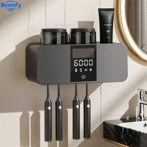 UV Toothbrush Sterilizer Smart Air-dried Toothbrush Sterilizer Rechargeable Wall mounted Toothbrush Sterilization Dryer