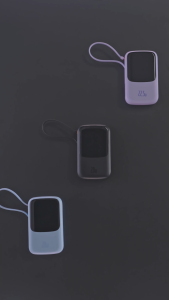 Baseus Powerbank Qpow Pro 22.5W 10000mAh Kabel Built-in Type C/Lightning Dual port USB-A+C Isi Cepat Portable Baterai Fast Charger  Android/iP Backup Daya