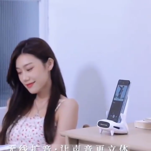 Fast Wireless Charger 15W Wireless Cell Phone Charger Stand Fast Charging Dock Tablet Cell Phone Stand 音响