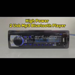 High Power 2 USB Port 12V MP3 Radio Car Player Bluetooth SD Card Aux Radio Receiver Single Din Player 60W x 4 Support Amp