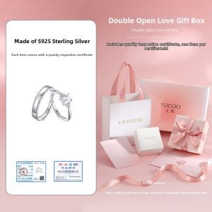 YUCOO | Gorgeous S925 Sterling Silver Couples Ring