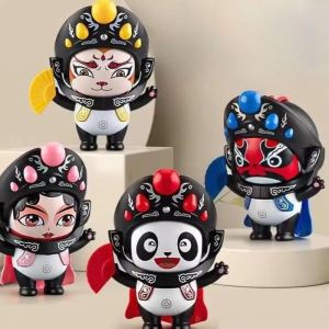 Creative Sichuan Opera Face Changing Doll Stress Reducing with A Face Changing Face in One Second Opera Mask Toy Doll Tourism Gifts Desk Ornament