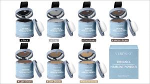 VERONNI 10g Hairline PowderHigh Coverage Hair Shadow Powder For Filling Hairline Hair Gap Cover Grey Hair