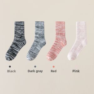 miiow | Womens Woolen Fleece Lined Thick Winter Socks Mid-Calf Snow Boots Warm Cozy Towel Socks Cat Person Brand Online Exclusive