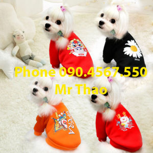Quần áo Tết cho Chó Mèo - Quần áo Thú Cưng - Tet clothes for pets