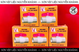 🔥 VAN BI NHỰA PVC PHI 27 (3/4") VĨNH LỢI – VAN KHÓA NƯỚC REN TRONG CAO CẤP – BỀN KÍN NƯỚC