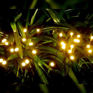 Solar Lights Outdoor Romantic Rocking Firefly LED waterproof Light Ball Lawn Garden Decoration