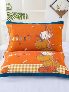 Adult Pillowcase Pure Cotton Ten-Layer Muslin Thickened Single Person Pillowcase Soft Absorbent Breathable New Style Pillow Cover