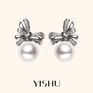 YISHU | Pearl Silver Earrings