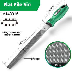 LAOA Diamond File Rasper Metal File in Shape Triangle Flat Semicircle Square Milling Tools Carving Tool