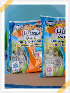 LIFREE POPOK CELANA DEWASA 1 DUS  isi 48pcs UKURAN M L & XL sachet renceng