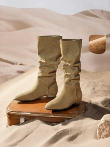 Belle | Trendy Retro Meda Western Tall Boots