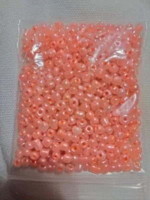 3mm Glossy Seed Beads for DIY Accessories 20gms Light Green Beads for Crafting