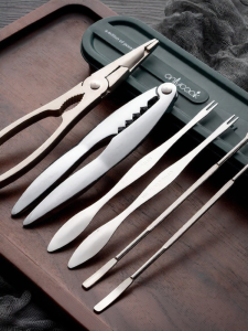 onlycook | Stainless Steel Crab Cracking Tool Set