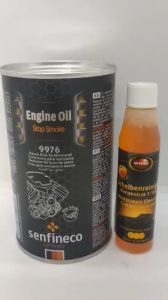 Senfineco 9976 Engine Oil 300ml & Autosol 5535 Windshield Cleaner 32ml Combo Pack