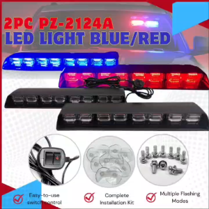 CPA   (2PC) PZ-2124-2A LED LIGHT (BLUE/RED) (12240)