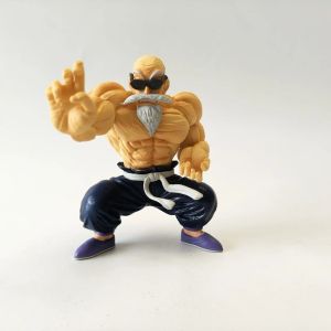 Bandai | 9cm Anime Dragon Ball Figure Goku Kame Sennin Figurine Muscle Master Roshi Model PVC Collection Desktop Action Figure Kid Gifts