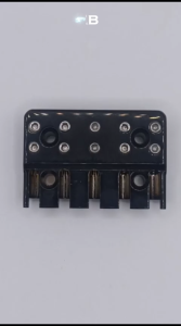 Nut Locking Gitar Guitar Elektrik Headless 5 String WBH-003-5 Black