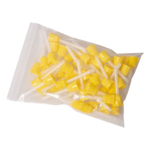 PIORPOY 50Pcs/Bag Dental Disposable Mixing Tips Dentistry Silicone Rubber Conveying Mixing Hea Impression Nozzles Mixing Tube