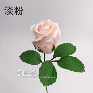 Handmade Paper Vine Rose Material Kit 11 Stems Wine Cup Roses Festive Valentines Day Gift DIY Floral Simulation Greenery