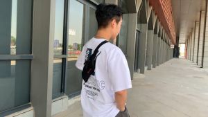 Túi đeo hông đeo bụng đeo chéo thể dục thể thao chống thấm nước 3 ngăn cao cấp