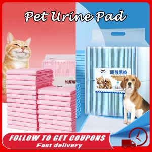 🔥Pet Puppy Training Mat Dog Under Pad Wee Wee Pad Urine Pat For Cat Dog 5 Layers M L And XXL Match With Dog Toilet Or Cat Tent