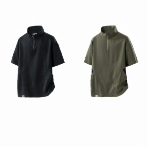 izzue | Half-Zip Quick-Drying Short Sleeve T-Shirt
