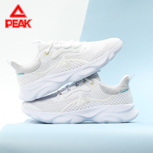Peak Mens Running Shoes Lightweight Breathable Mesh Shock Absorption Sports Shoes Summer Thin Model Mens Net Shoes