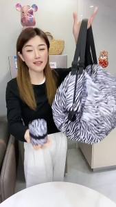 Portable Foldable Supermarket Shopping Bag Large Capacity Bag Waterproof Bag Grocery Bag Tote Bag Eco-friendly Bag