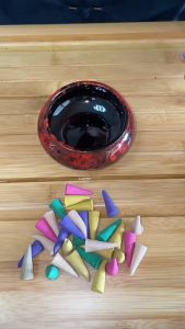 50pcs/Bag Tower Incense Natural Reflux Tower Incense Sandalwood Jasmine Lemon Lavender Smoke Cone Backflow Incense Bullet 檀香 倒流香粒 香薰  香炉 沉香