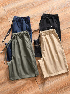 Quần Short Thể Thao Thường Ngày Mùa Hè Cho Nam Vải Polyester 100% Cạp Vừa Dáng Rộng Thoải Mái Thoáng Khí Quần Short