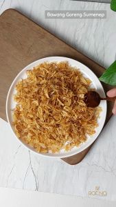 Bawang Merah Goreng SUMENEP Premium Murni Asli Tanpa Tepung Non MSG 330 ML | Fried Shallots Original | Bawang Goreng Renyah RatNa