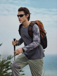 SURPINE | Lightweight UV Protection Durable Long-sleeve Sweat-wicking Hiking Outdoor Quick-dry Shirt
