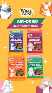 Wishbone Air-Dried Beef & Lamb Dry Dog Food 454g All Life Stage New Zealand