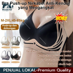 Bra Push-up Anti-kendur Pakaian Dalam Wanita Penyangga Lembut Payudara Kecil Cup Olahraga BH Pull-Up