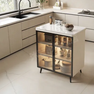 ZHENTAIYUAN | Multifunctional Kitchen Island Storage Cabinet