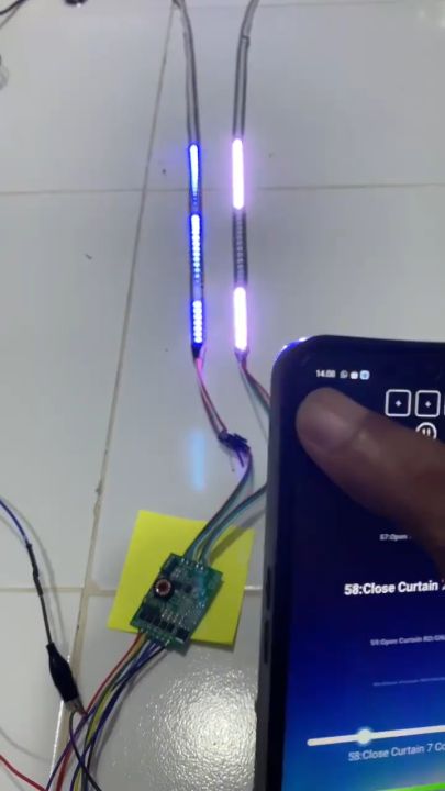 MODUL LED DMX BELANG PCB MODUL ALIS LED KOLONG MODUL DMX BELANG LAMPU KANAN KIRI BEDA WARNA