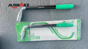 MONAKE Alat Jerman 1/2" Kunci Roda Mobil L Elescopic Wheel Nut Wrench Adjustable I Telescopic Tire Spanner Kunci Teleskopik Tipe L Telescopic Wrench L-Type