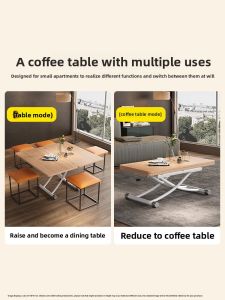 OLEPA | Adjustable Foldable Multi-purpose Dining Table Square