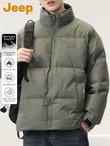 Jeep | Insulated Stand Collar Loose Fit Multi-Occasion Parka