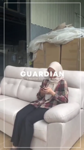 [FREE INSTALLATION] I HOME GUARDIAN Recliner Sofa Set 1+2+3 Velvet Fabric Sofa Set / Waterproof Sofa / Wide Armrest