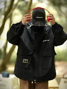 Yingbao | Mens Fashionable Thickened and Enlarged Winter Jacket for Plus Size