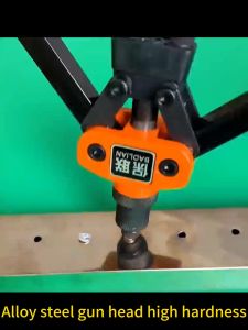 Manual Double-Handle Blind Rivet Gun Pull Nail Cap Labor-Saving Willow Guns Household Hand Tools